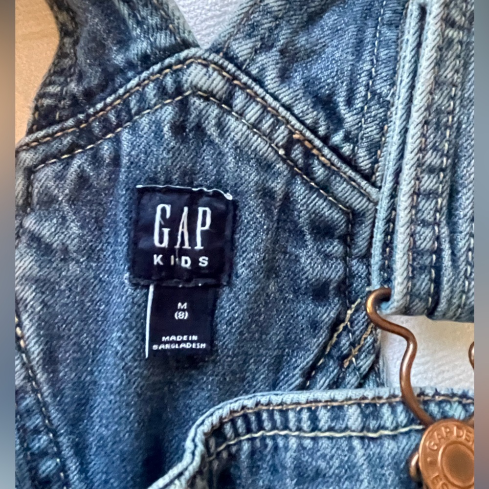 GAP Kids Classic Blue Denim overall skirt
